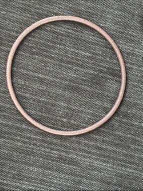 COPPER BANGLE BRACELET Women's Ethnic Bohemian Boho Dainty Textured Vntg 70s